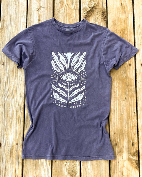 GROW WISER ~ Cotton Unisex Mineral Wash Tee (5 @ $18 ea)