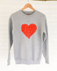 HEART ~ Heather Grey Sweatshirt (5 @ $28 ea)