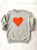 HEART ~ Heather Grey Sweatshirt (5 @ $28 ea)
