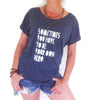 SOMETIMES YOU HAVE TO BE YOUR OWN HERO ~ Indigo Blue Short Sleeve Tee (5 @ $18 ea)