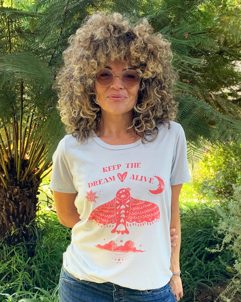 KEEP THE DREAM ALIVE ~ Cotton Women's Cut Tee (5 @ $18 ea)