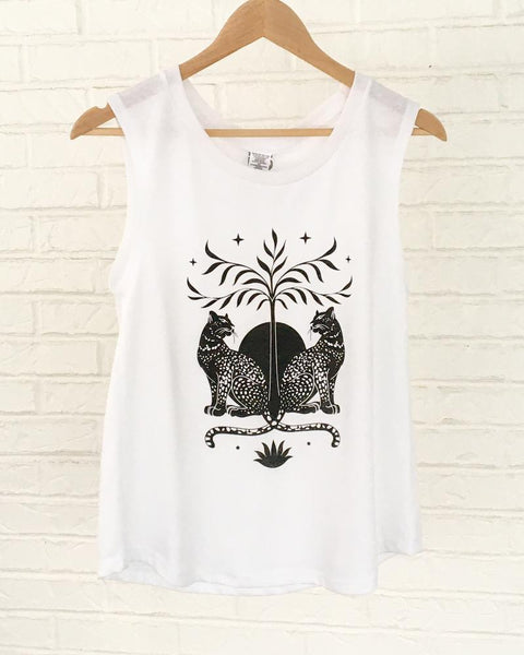 DUALITY ~ White Muscle Tee (5 Tees @ $19 ea)