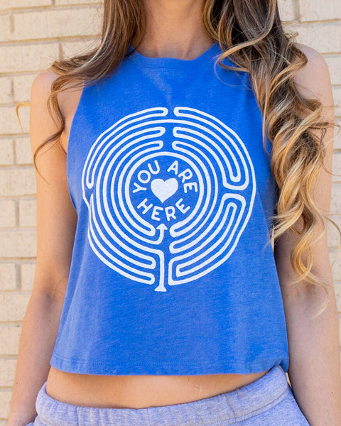 YOU ARE HERE Labyrinth ~ Royal Racer Back Tank (5 @ $18 ea)